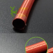 外编织硅胶网管_外编织硅胶管_航空汽车用编织网管_高频机**硅胶管-
